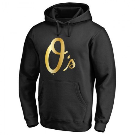 Baltimore Orioles Gold Collection Pullover Hoodie Black