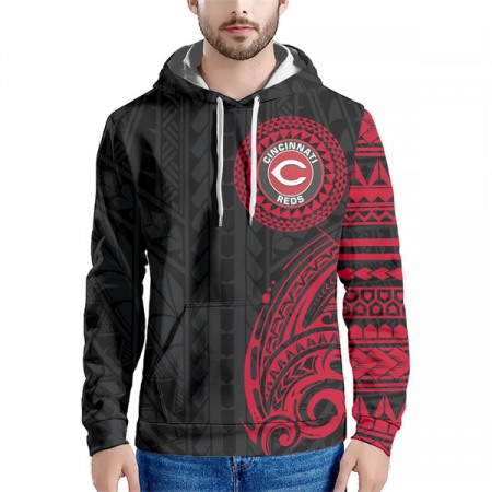 Men's Cincinnati Reds Black Hoodie