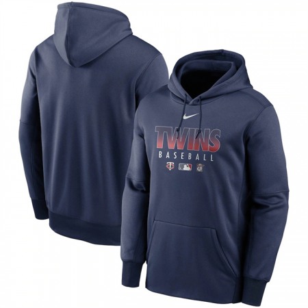 Men's Minnesota Twins Navy 2022 Performance Pullover Hoodie