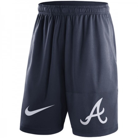 Men's Atlanta Braves Navy Dry Fly Shorts