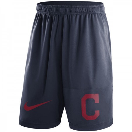 Men's Cleveland indians Navy Dry Fly Shorts