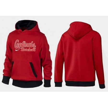 St.Louis Cardinals Pullover Hoodie Red & Black