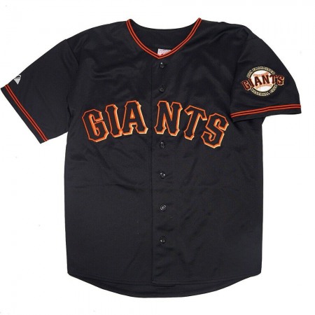 Men's San Francisco Giants ACTIVE Player Custom Black Cool Base Stitched Baseball Jersey