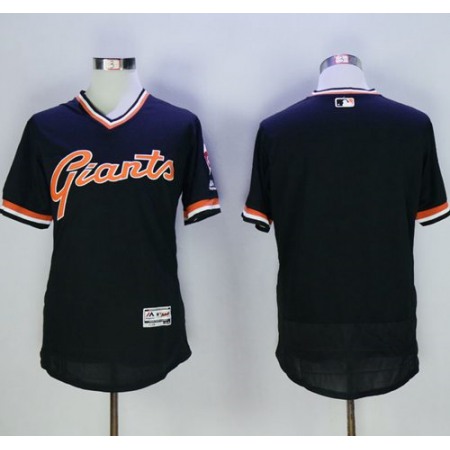 Giants Blank Black Flexbase Authentic Collection Cooperstown Stitched MLB jerseys