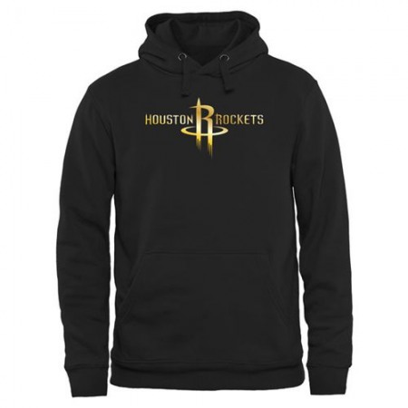 Houston Rockets Gold Collection Pullover Hoodie Black