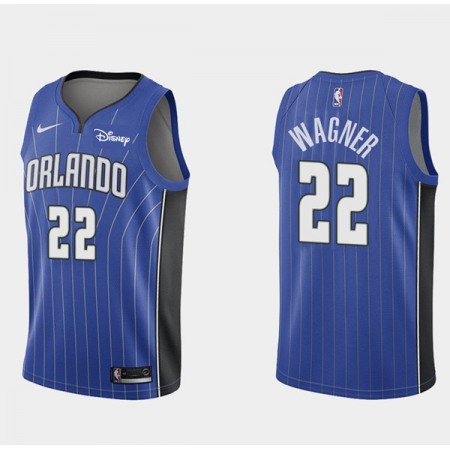 Men's Orlando Magic #22 Franz Wagner Blue Icon Edition Stitched Swingman Jersey