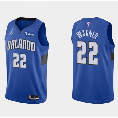 Men's Orlando Magic #22 Franz Wagner Royal Statement Edition Stitched Swingman Jersey