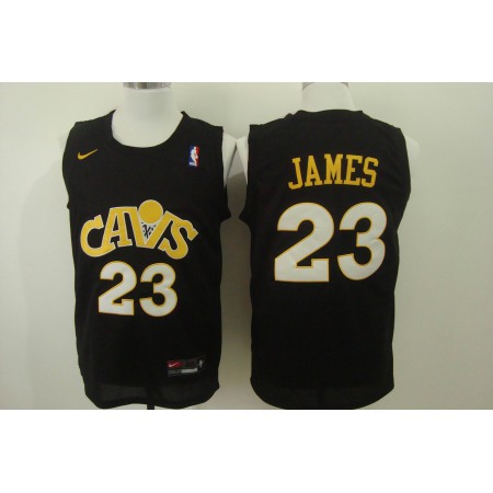 Men's Cleveland Cavaliers #23 LeBron James Black Stitched NBA Jersey