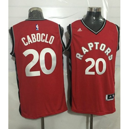 Raptors #20 Bruno Caboclo Red Stitched NBA Jersey