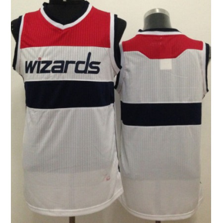 Revolution 30 Wizards Blank White Stitched NBA Jersey