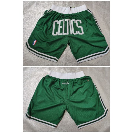 Men's Boston Celtics Green Shorts (Run Small)