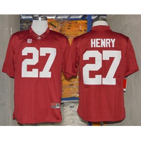 Crimson Tide #27 Derrick Henry Red Limited Stitched NCAA Jersey