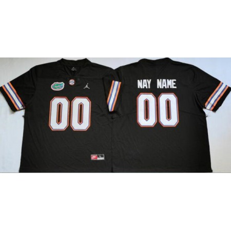 Men's Florida Gators Custom Black Stitched Jersey