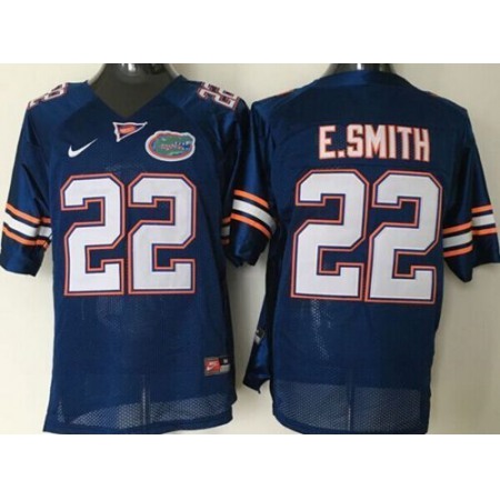 Gators #22 Emmitt Smith Blue Stitched Youth NCAA Jersey