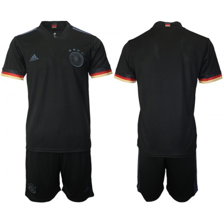 Men's Germany National Team Custom Black Away Soccer Jersey Suit