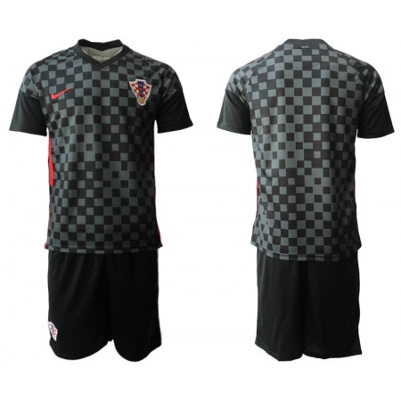 Men's Croatia National Team Custom Away Soccer Jersey Suit