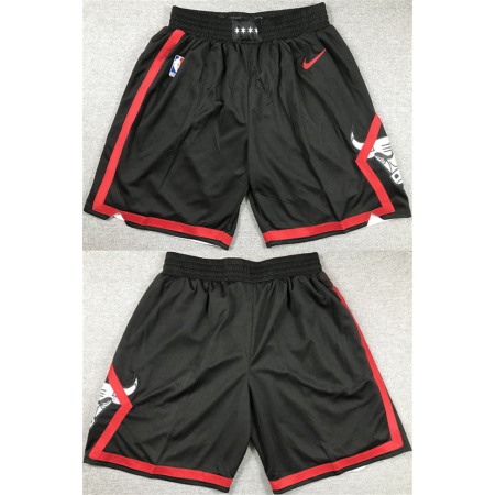 Men's Chicago Bulls Black Shorts (Run Small)