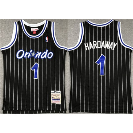 Youth Orlando Magic #1 Penny Hardaway Black Stitched Jersey