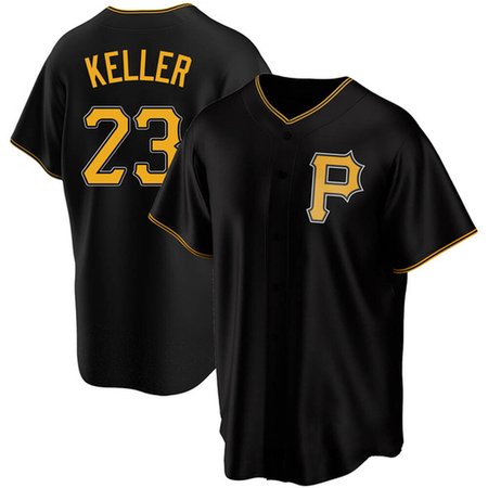 Youth Pittsburgh Pirates #23 Mitch Keller Black Home Limited Stitched Baseball Jersey