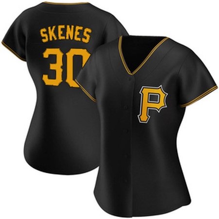 Women's Pittsburgh Pirates #30 Paul Skenes Black City Connect Stitched Jersey