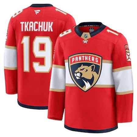 Men's Florida Panthers #19 Matthew Tkachuk Red Home Breakaway Player Jersey