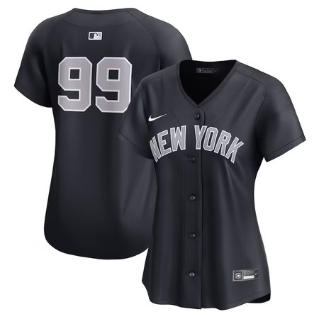 Women's New York Yankees #99 Aaron Judge Navy Alternate Limited Player Jersey