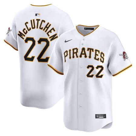 Men's Pittsburgh Pirates #22 Andrew McCutchen White Home Limited Player Jersey