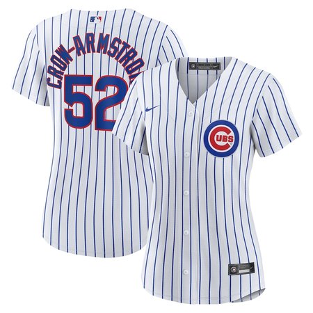 Women's Chicago Cubs #4 Pete Crow-Armstrong White Home Replica Player Jersey