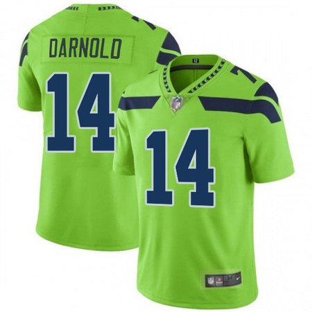 Men's Seattle Seahawks #14 Sam Darnold Green 2024 F.U.S.E Vapor Limited Stitched Football Jersey