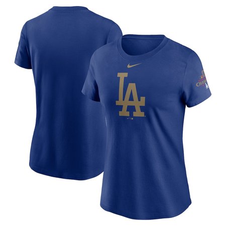 Women's Los Angeles Dodgers Royal 2025 Gold Collection T-Shirt