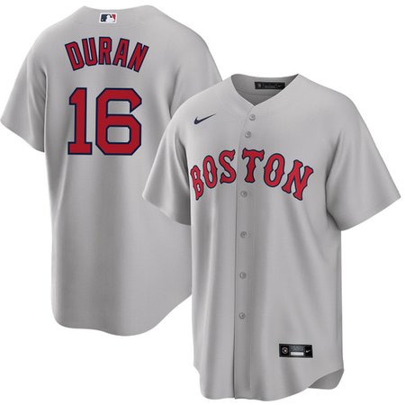 Men's Boston Red Sox #16 Jarren Duran Nike Gray Home Replica Player Jersey