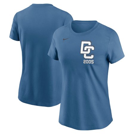 Women's Washington Nationals Nike Blue 2025 City Connect Wordmark T-Shirt