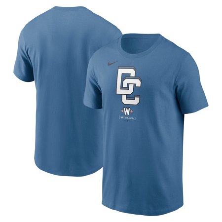 Men's Washington Nationals Nike Blue 2025 City Connect Logo T-Shirt