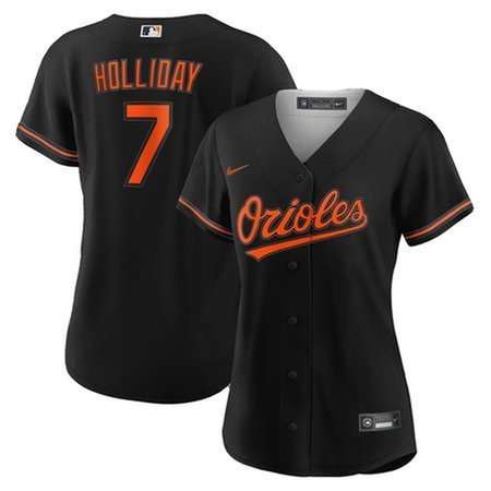 Women's Baltimore Orioles Jackson Holliday Black Home Limited Player Jersey