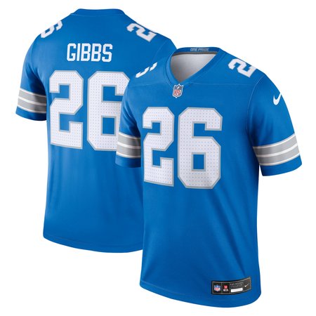 Men's Detroit Lions #26 Jahmyr Gibbs Blue Legend Jersey