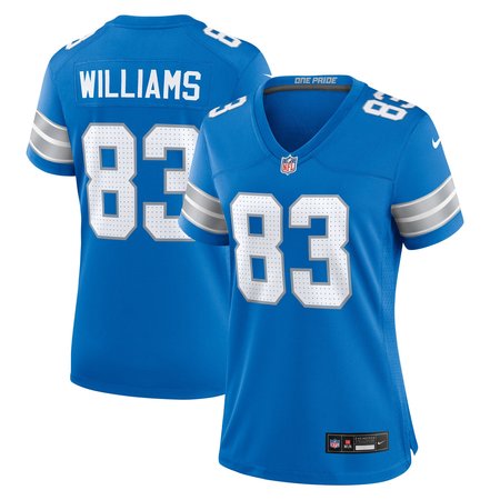 Women's Detroit Lions Isaiah Williams Blue Game Jersey