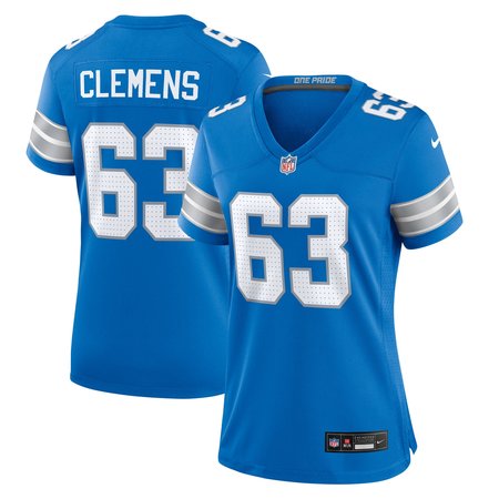 Women's Detroit Lions Duke Clemens Blue Game Jersey