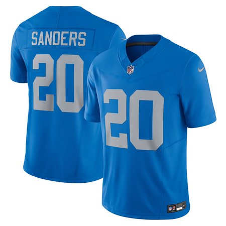 Men's Detroit Lions #20 Barry Sanders Blue Vapor F.U.S.E. Alternate Limited Jersey