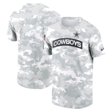 Men's Dallas Cowboys Arctic Camo 2024 Salute To Service Performance T-Shirt