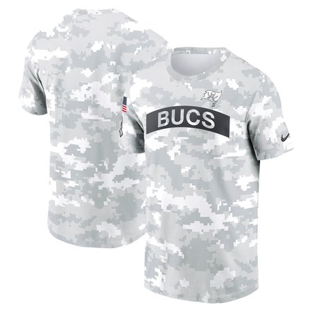 Men's Tampa Bay Buccaneers Arctic Camo 2024 Salute To Service Performance T-Shirt