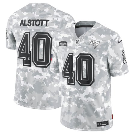 Men's Tampa Bay Buccaneers Mike Alstott Arctic Camo 2024 Salute to Service Retired Player Limited Jersey