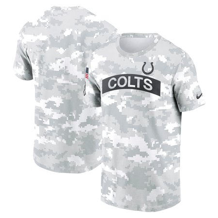 Men's Indianapolis Colts Arctic Camo 2024 Salute To Service Performance T-Shirt