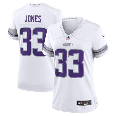 Women's Aaron Jones White Minnesota Vikings Alternate Game Player Jersey