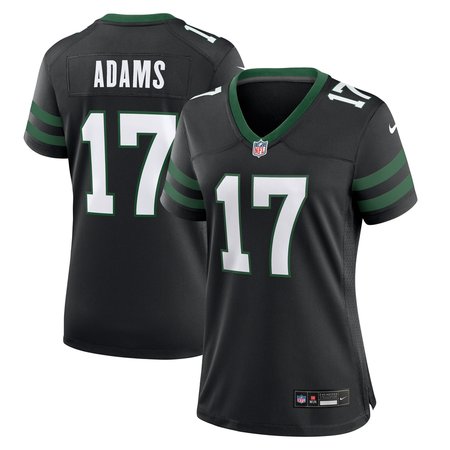 Women's New York Jets #17 Davante Adams Legacy Black Alternate Game Jersey