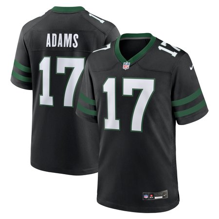 Men's New York Jets #17 Davante Adams Legacy Black Alternate Game Jersey