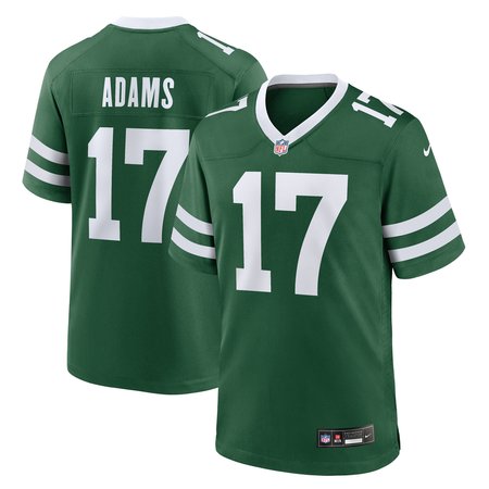 Men's New York Jets #17 Davante Adams Legacy Green Game Jersey