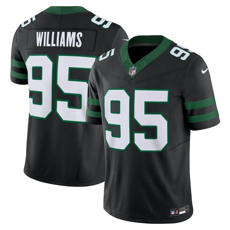 Men's New York Jets Quinnen Williams Legacy Black Alternate Vapor F.U.S.E. Limited Jersey