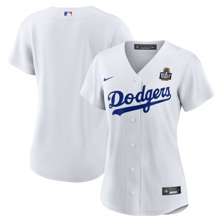 Women's Los Angeles Dodgers White 2024 World Series Home Replica Jersey