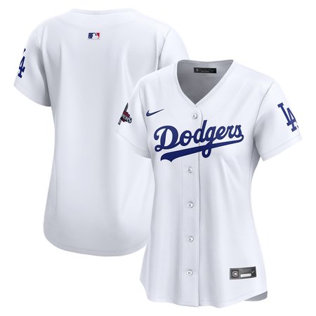 Women's Los Angeles Dodgers White 2024 World Series Champions Home Limited Jersey