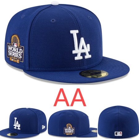 AA Quality Los Angeles Dodgers 2024 World Series Fitted Hat